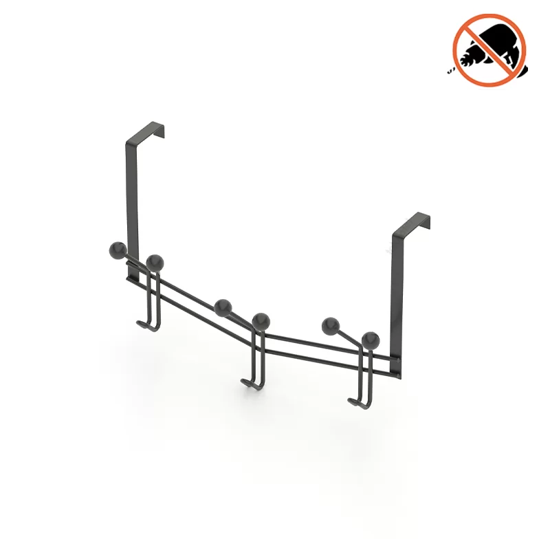 Hanging Metal Double Coat Hooks Heavy Duty Wall Mount Clothes Door Hangers  Towel