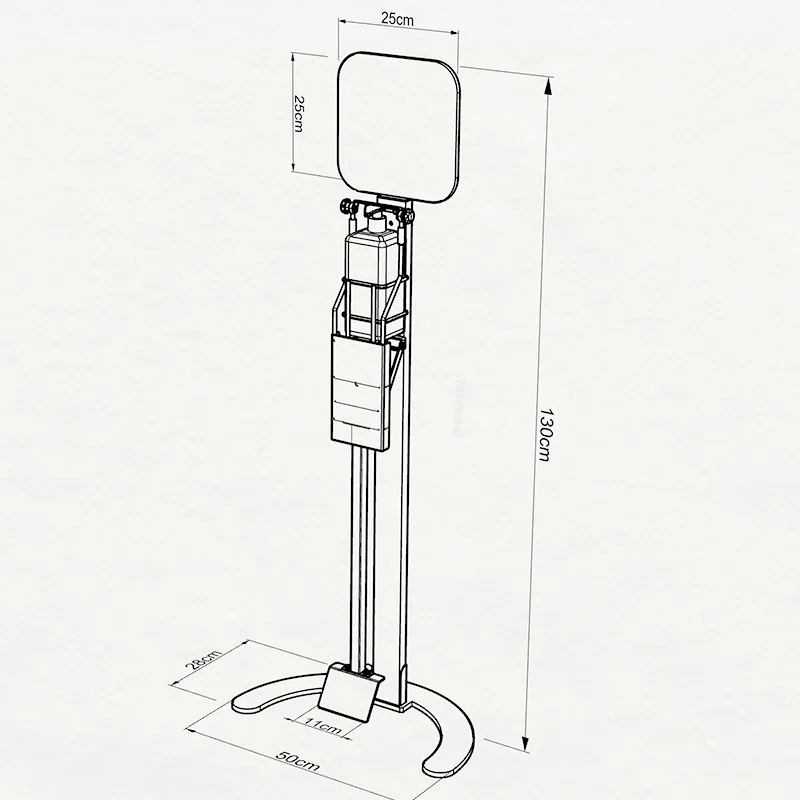 EG303 FOOT OPERATED HAND SANITIZER DISPENSER 1LT