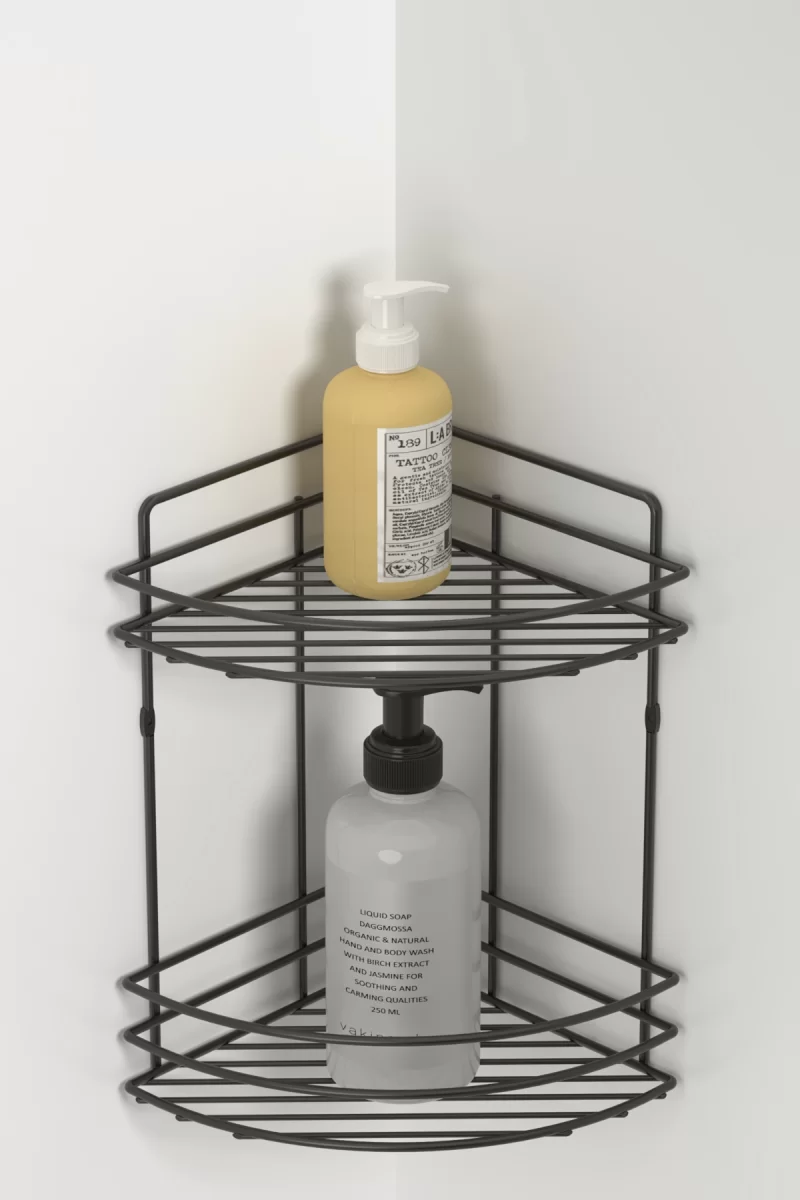 BK042 eco Bath Corner Shelf 2 Tiers