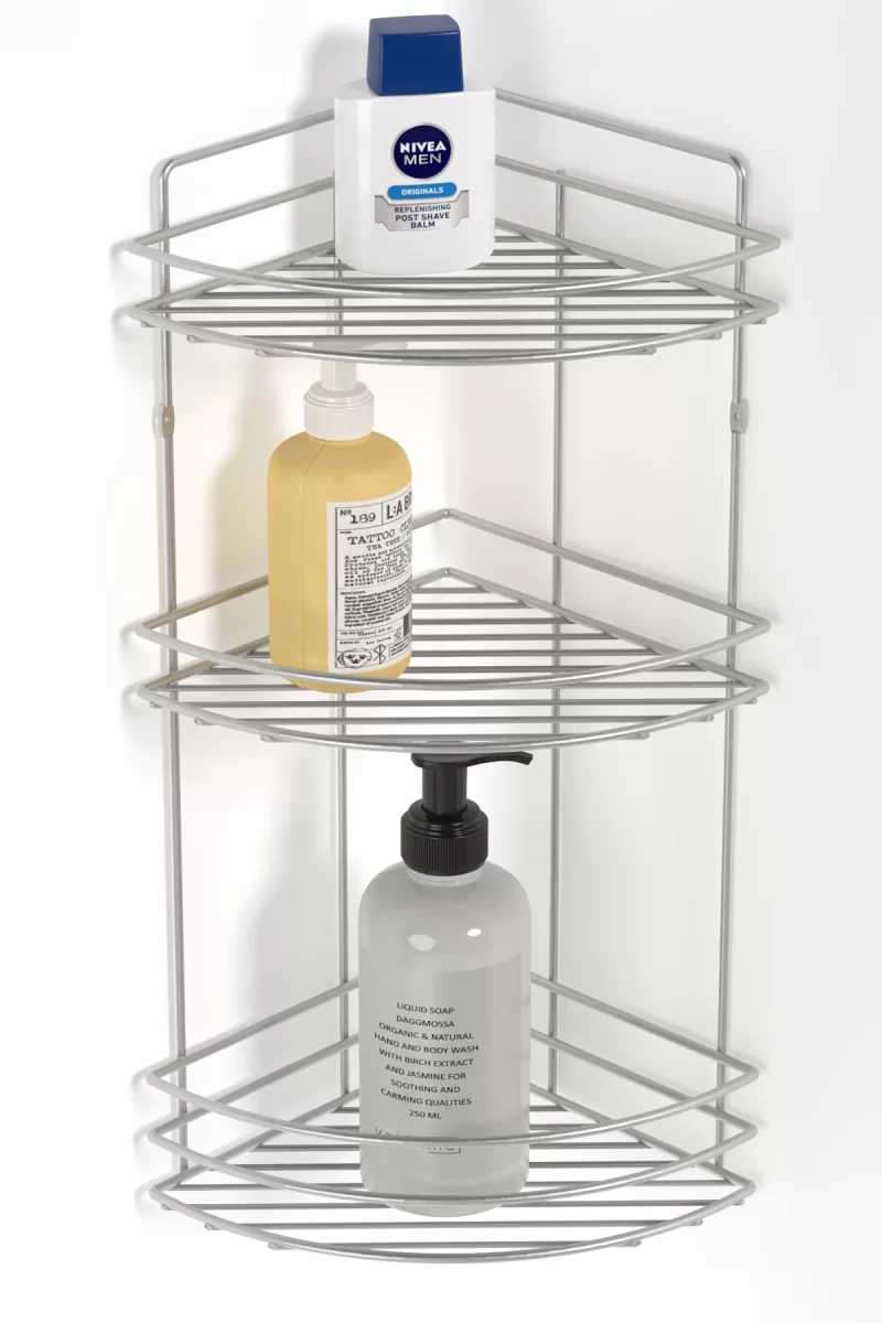 BK043G ECO Bath Corner Shelf 3 Tiers