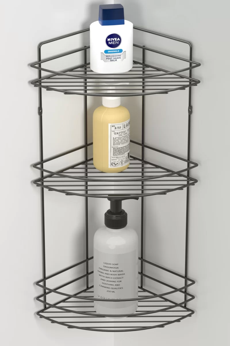 BK043 ECO Bath Corner Shelf 3 Tiers