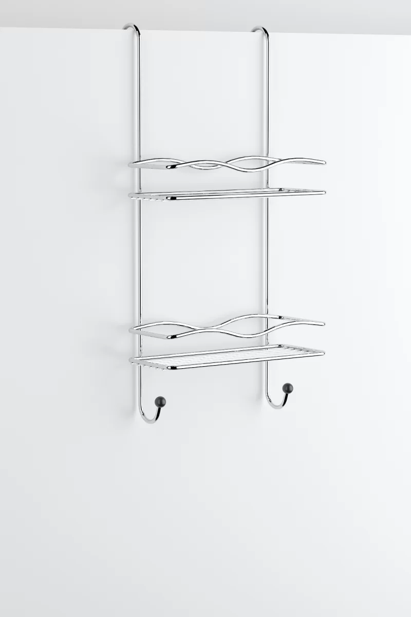 BK062 2 Tier Hanging Shower Caddy