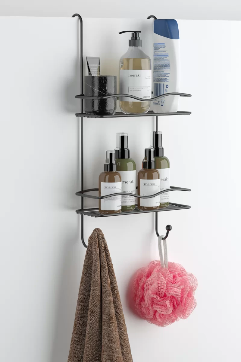 BK062 2 Tier Hanging Shower Caddy