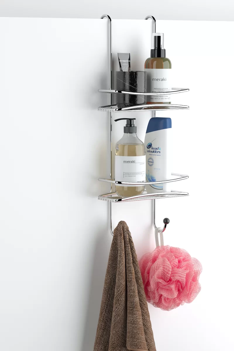 BK065 2 Tier Hanging Shower Caddy