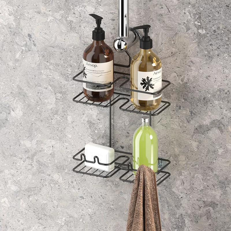 BK067 Two Tiers Bath Corner Shelf