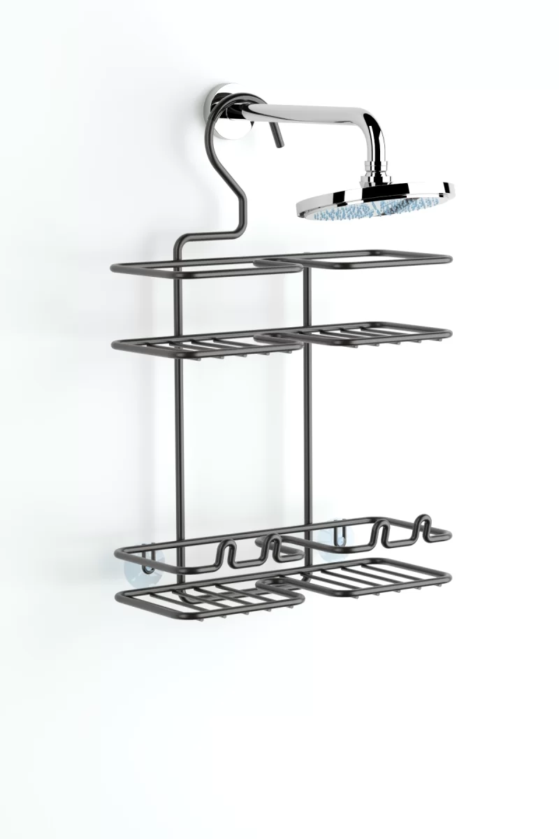 BK067 2 Tier Compact Hanging Shower Caddy