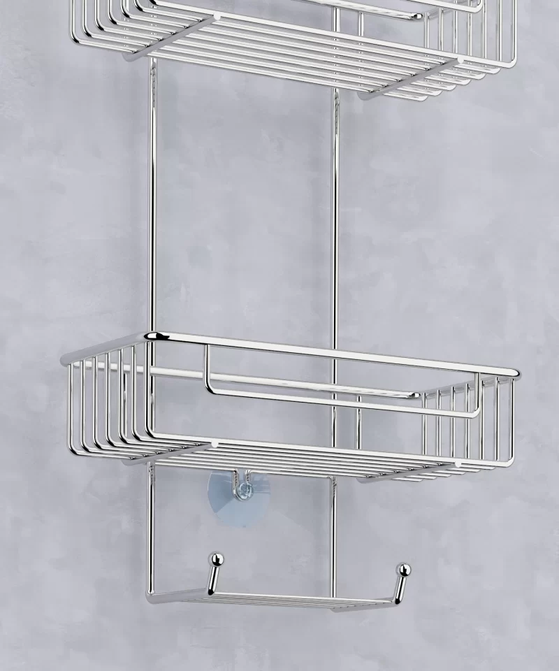 BK068 Two Tiers Bath Corner Shelf