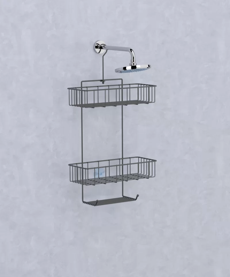 BK068 Two Tiers Bath Corner Shelf