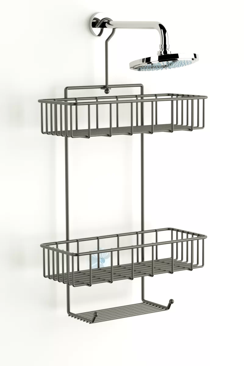 BK068 2 Tier Hanging Shower Caddy Soap Holder