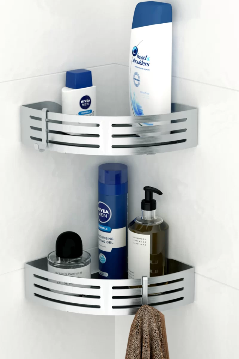 BK069 Stainless Steel Bathroom Caddy with Hook