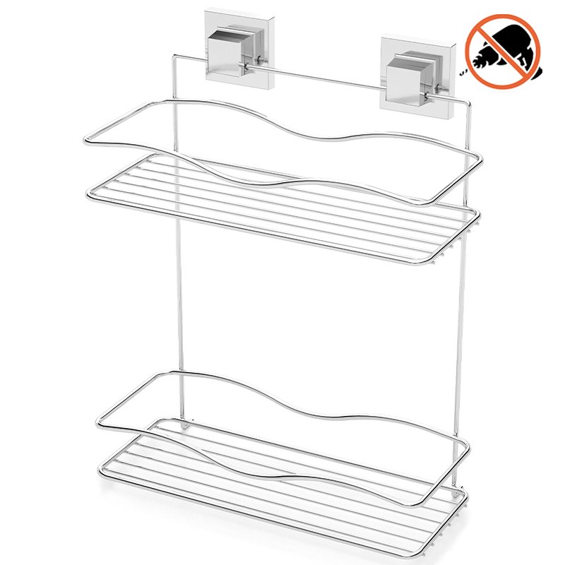 EF042 easyFIX 2 Tier Shelf, Self-adhesive