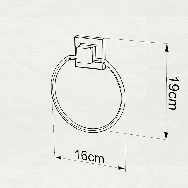 EF235 easyFIX Towel Holder, Self-adhesive