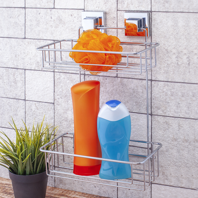 EF256 easyFIX 2 Tier Bath Shelf, Self-adhesive