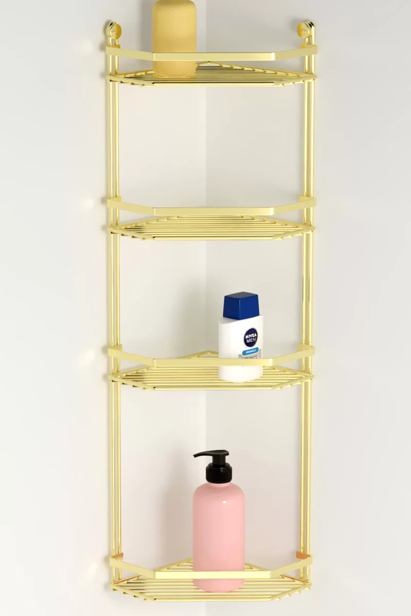 ES059 Bath Shelf Sheet Bar 4 Tiers