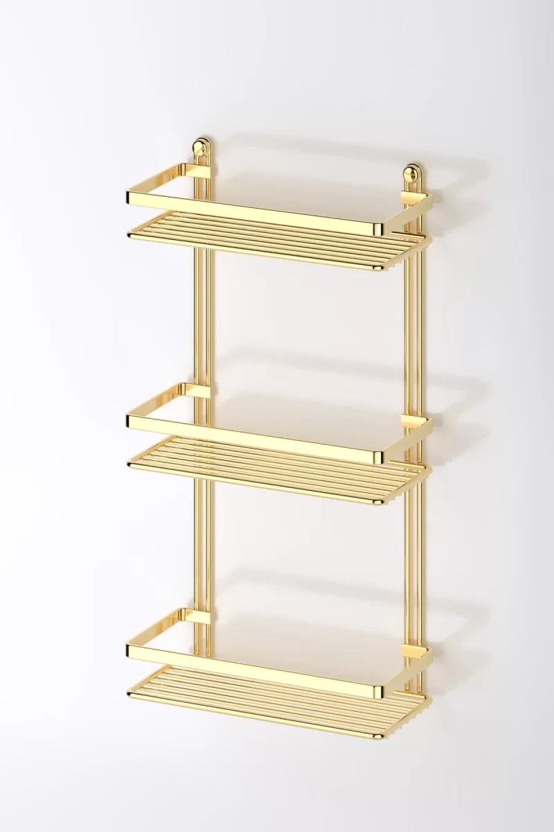 ES065 Bath Shelf Sheet Bar 3 Tiers