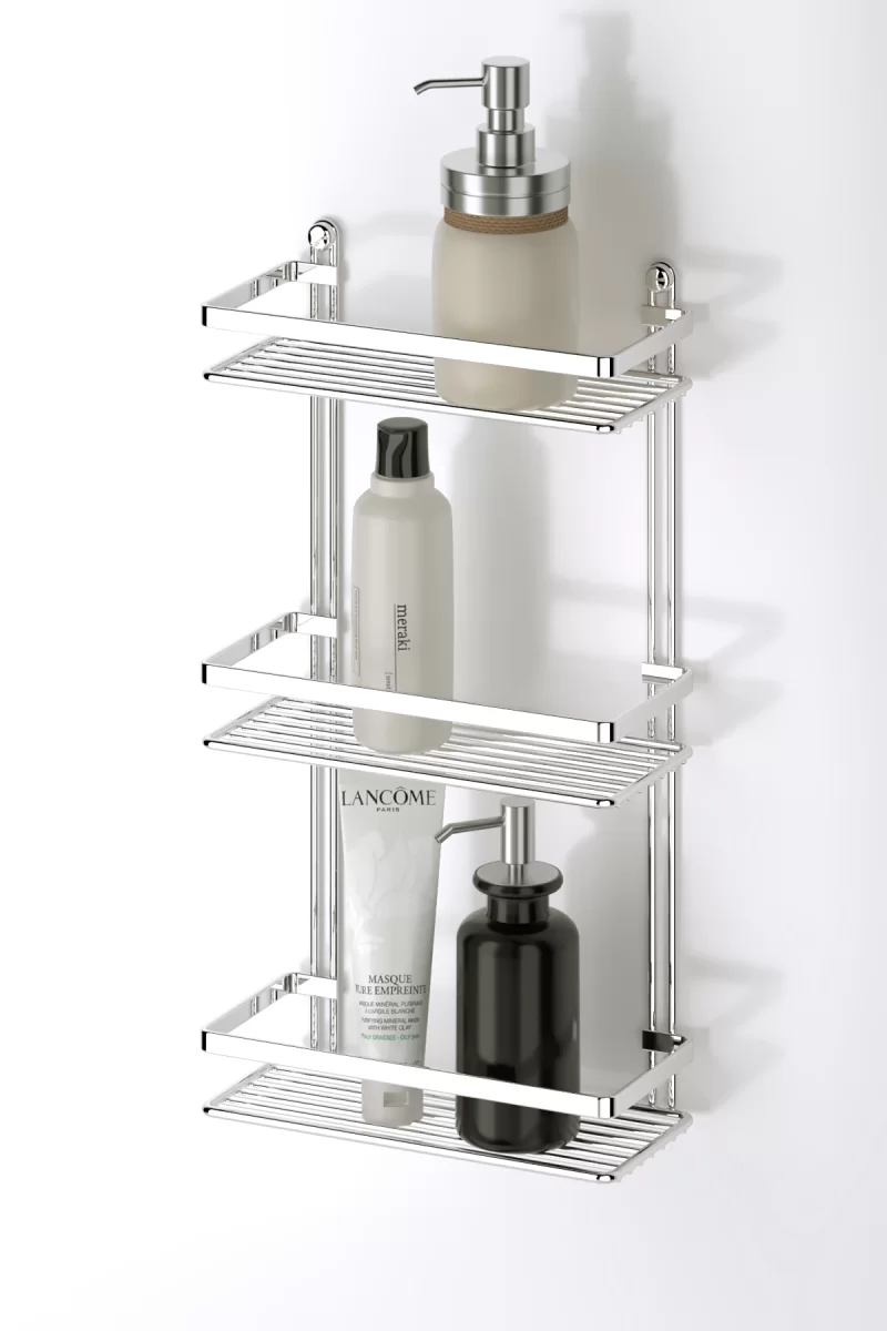 ES065 Bath Shelf Sheet Bar 3 Tiers