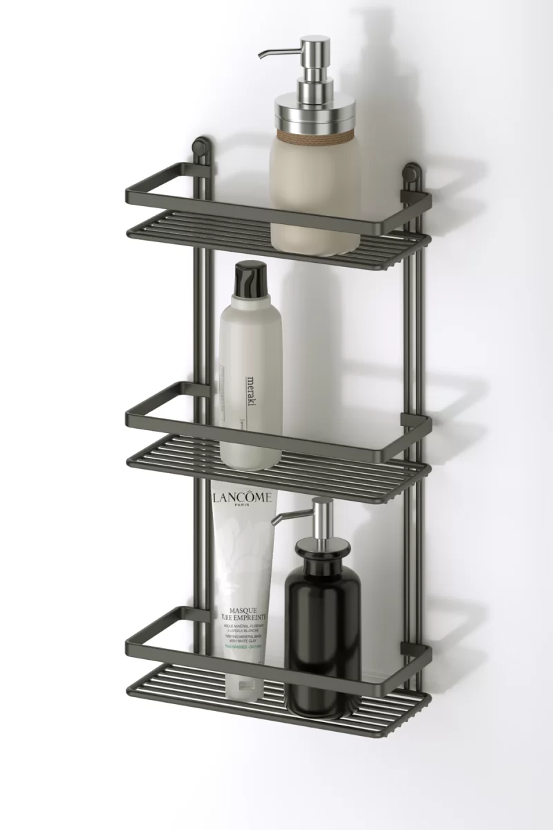 ES065 Bath Shelf Sheet Bar 3 Tiers