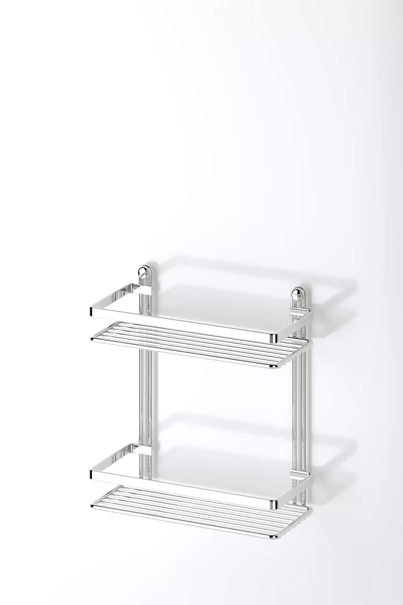 ES067 Bath Shelf Sheet Bar 2 Tiers