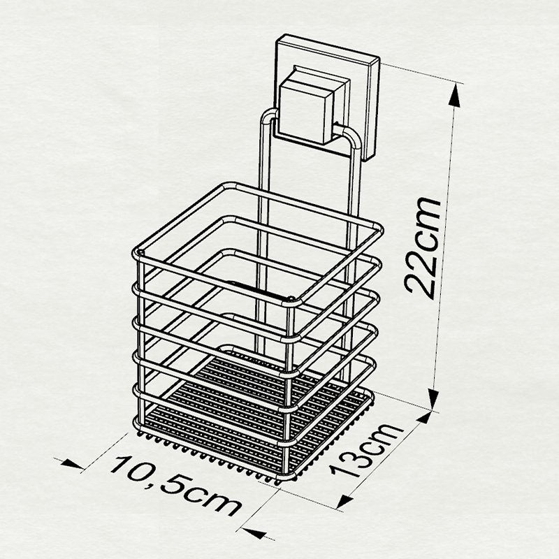 EF073 easyFIX Multipurpose Shelf, Self-adhesive