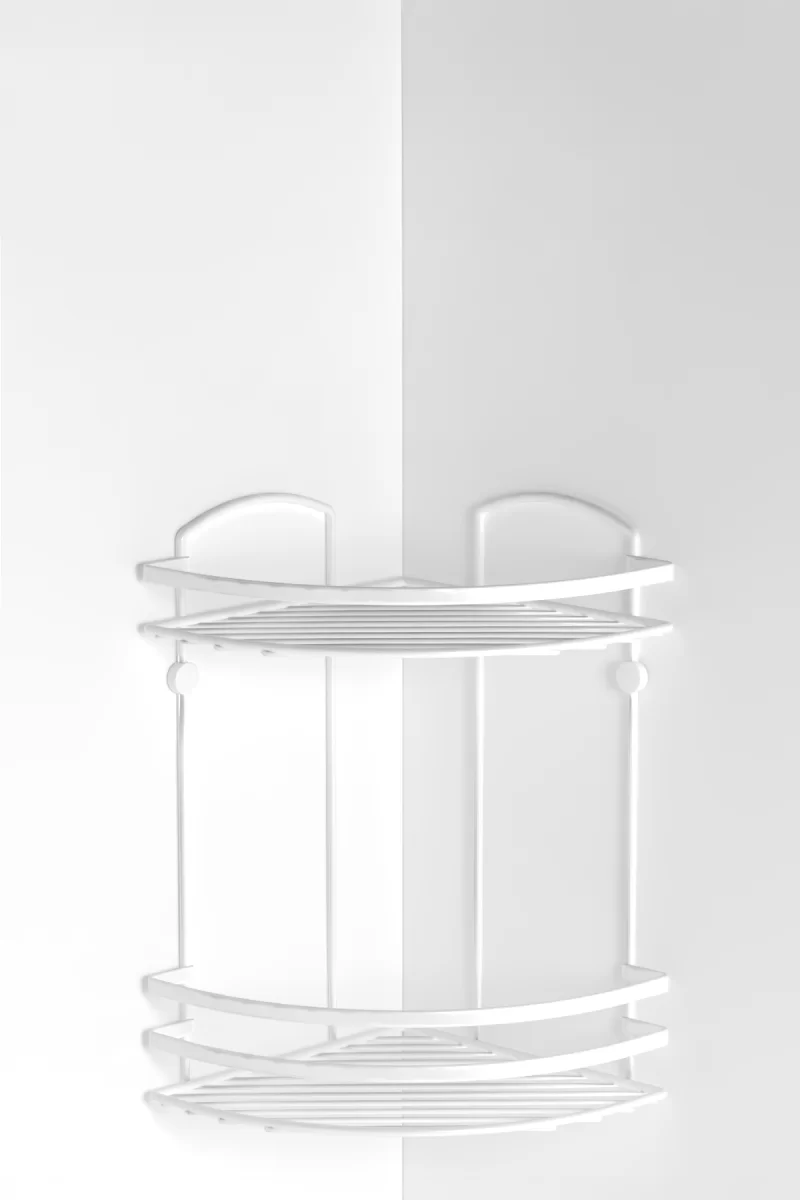 LM008 Bath Corner Shelf 2 Tiers