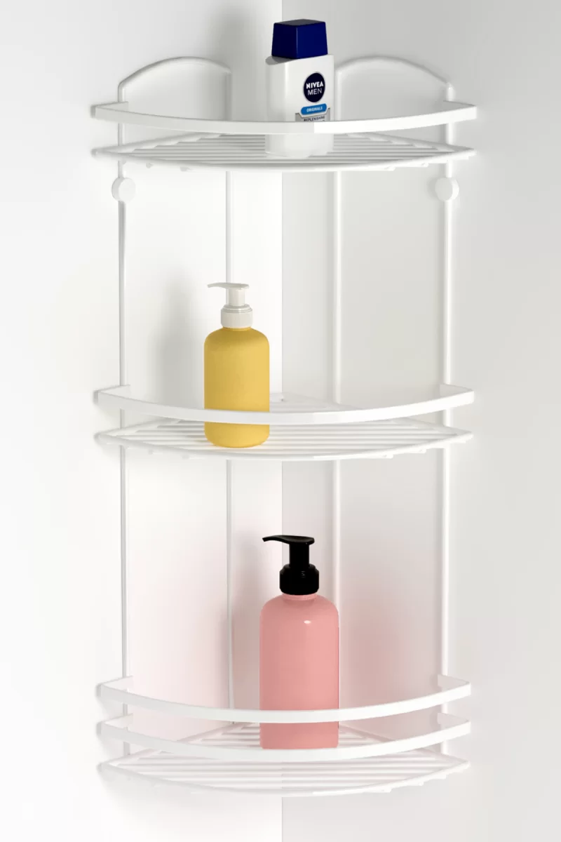 LM009 Bath Corner Shelf 3 Tiers