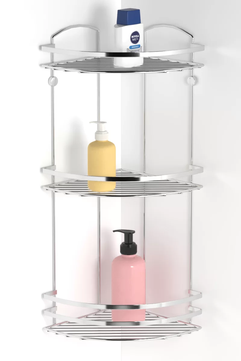 LM009 Bath Corner Shelf 3 Tiers