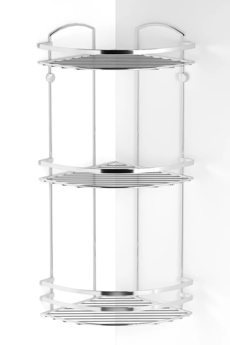 LM009 Bath Corner Shelf 3 Tiers