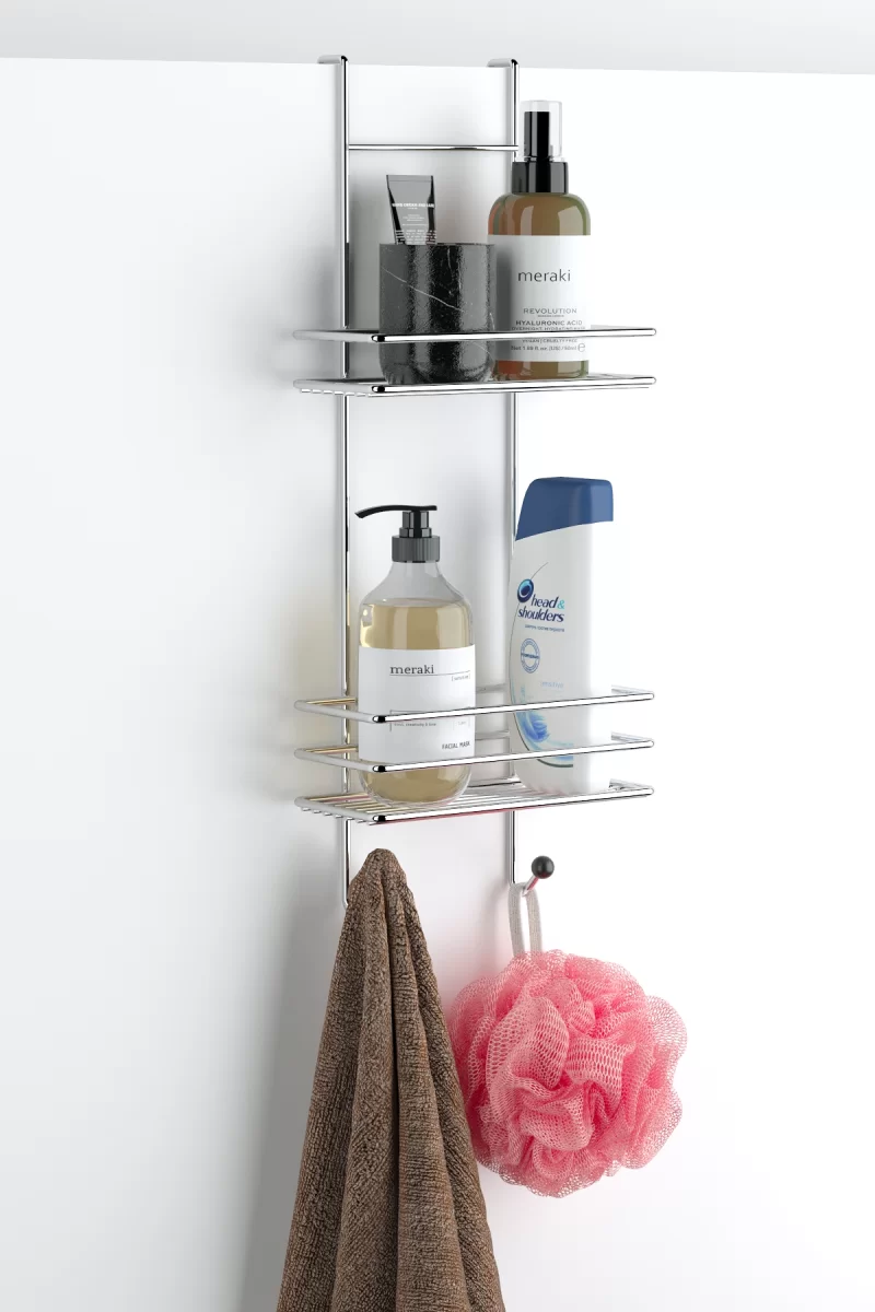 LM065 2 Tier Hanging Shower Caddy