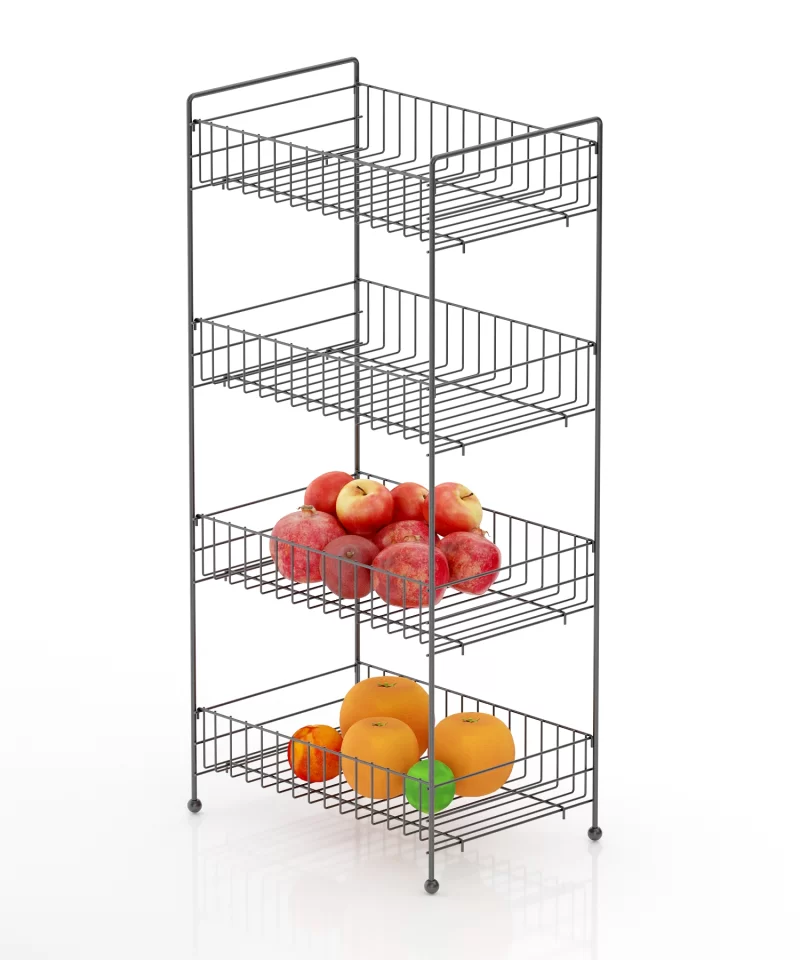 MG008 Foldable 4 Tier Basket