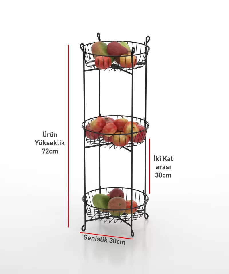 MG013 Decorative 3 Tier Foldable SHELF