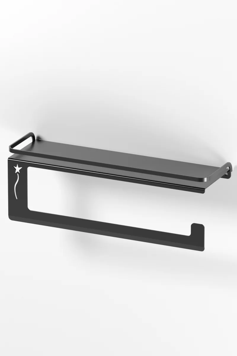 MG080 Wall Shelf & Paper Towel Holder