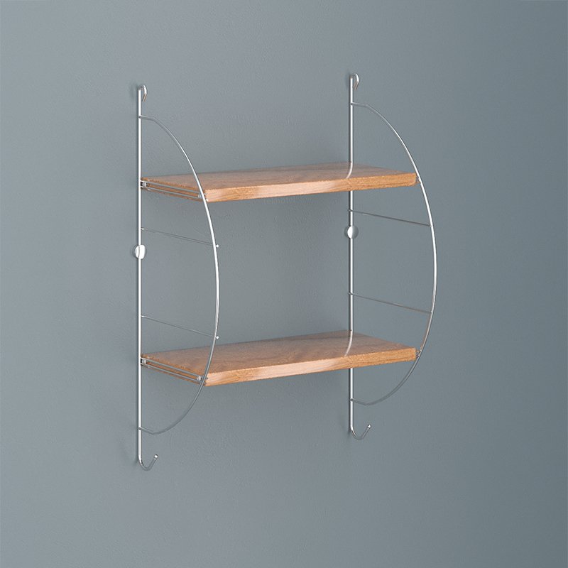 MG502 Towel Shelf with Two Tiers