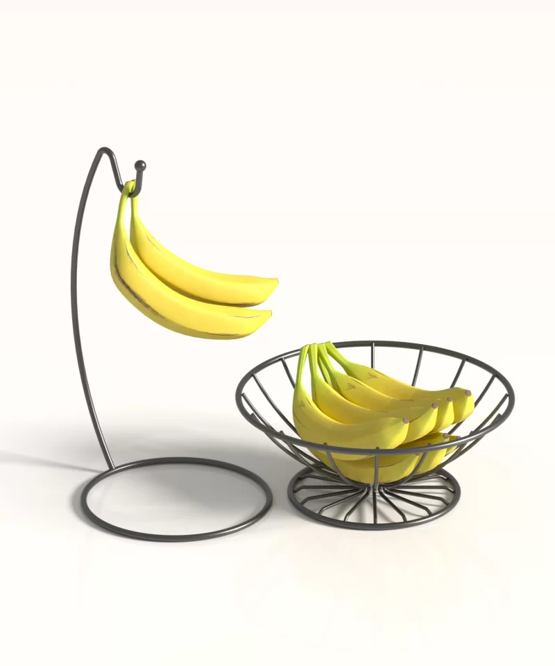 MG529 Metal Fruit Bowl with Hook