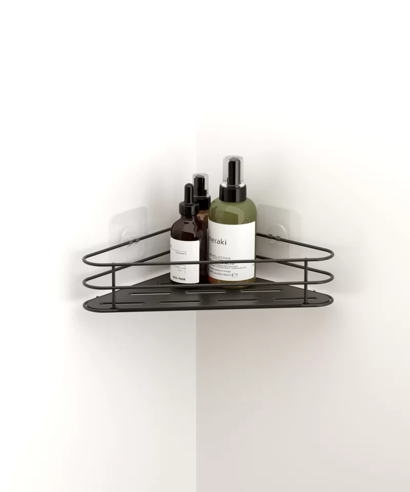 ST124 Shower Caddy with Plastic Base, Self Adhesive Sticker