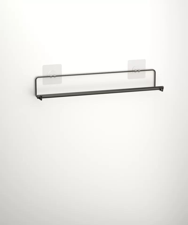 ST160 Towel Holder with Hook, No Drill 