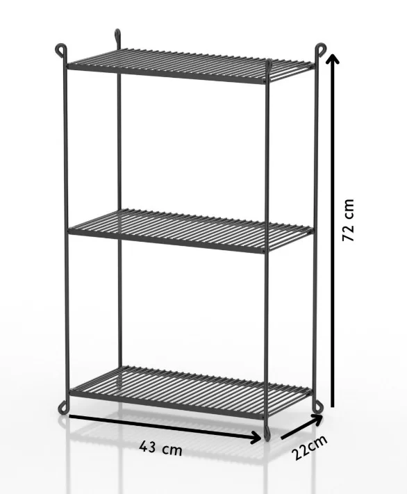 MG015 Decorative 3 Tier Foldable SHELF