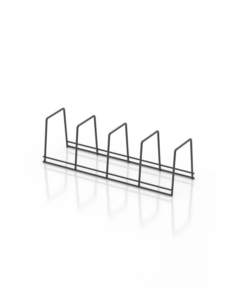 YM2551 4 Section Plate Rack Organizer