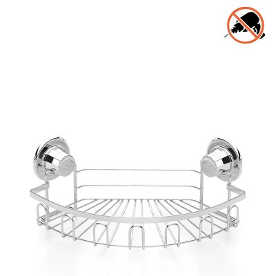 DM255 Bath Corner Shelf with Suction Cup