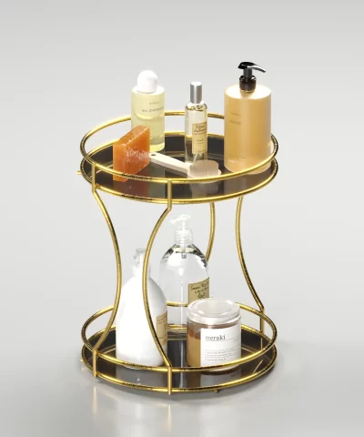 EG213 2 Tier Multi-Purpose Bathroom Cosmetic Jewelry Organizer