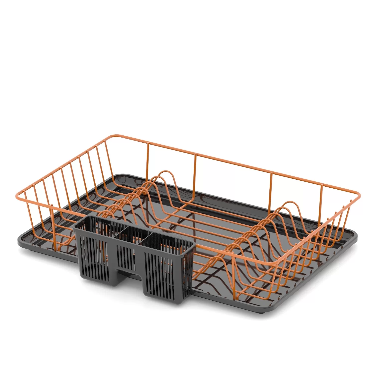  Metaltex Aquatex Copper Dish Drainer with Tray, Metal