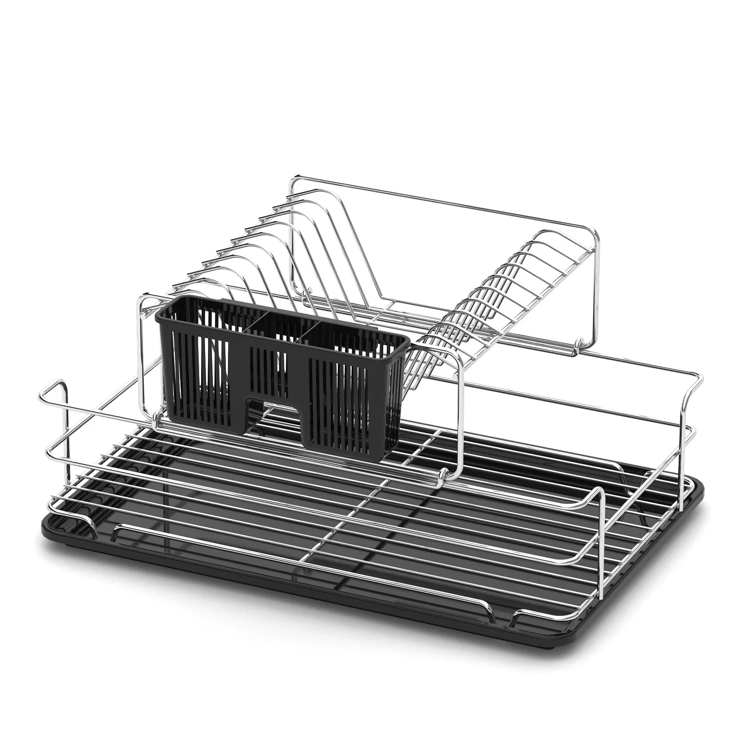 NIUXX Large Dishes Drying Rack Drainboard Set, 2 Tiers Stainless