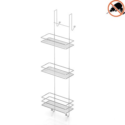 LM066 Cabinet Hanger 3 Tiers Chrome