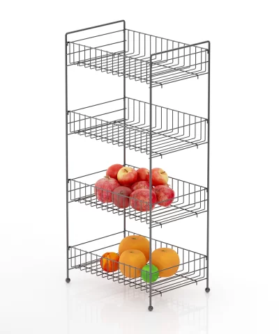 MG008 Foldable 4 Tier Basket