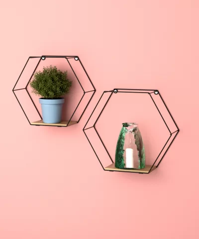 MG511 Hexagon Decorative Shelf MDF