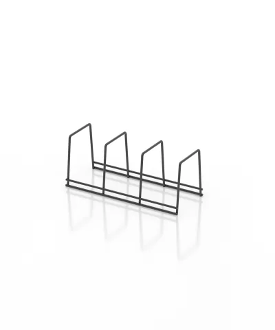 YM2552 3 Section Plate Rack Organizer